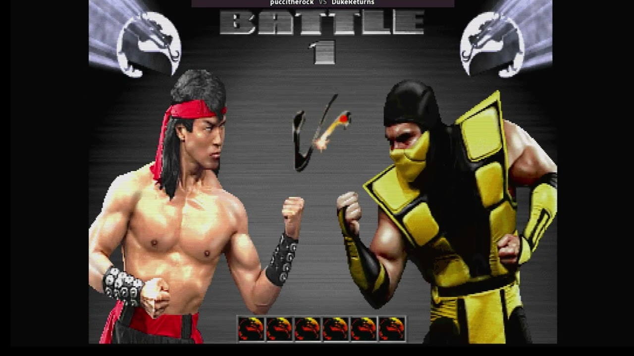 Playing Mortal Kombat in FightCade online