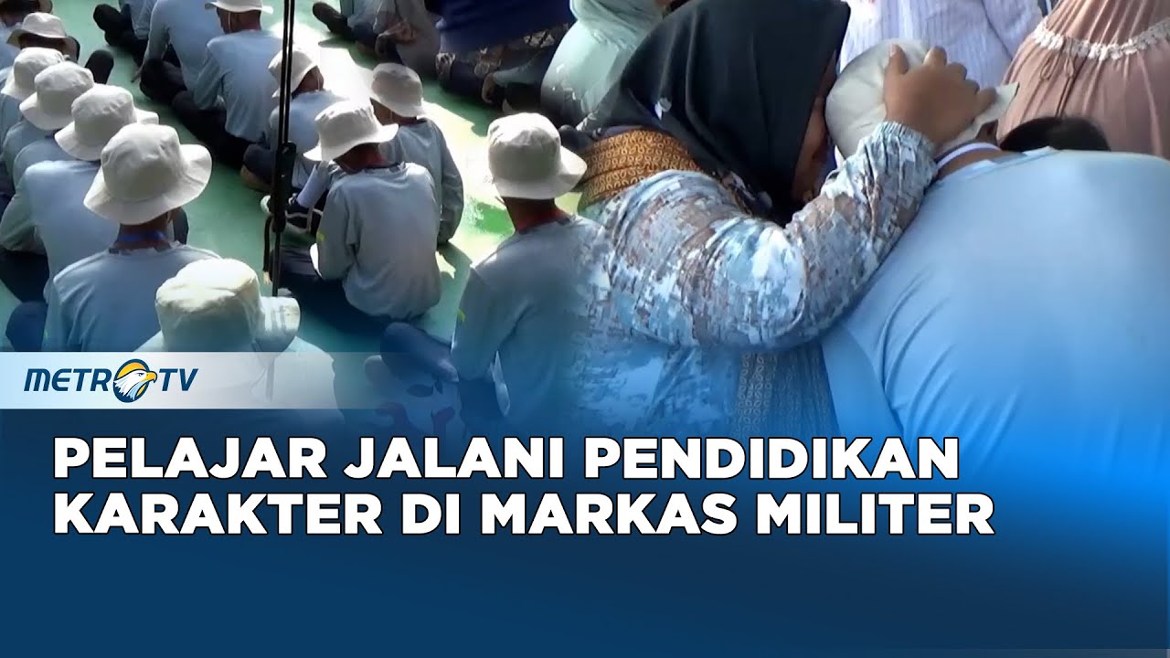 Puluhan Pelajar Yang Dinilai Nakal Mulai Masuk ke Markas Militer