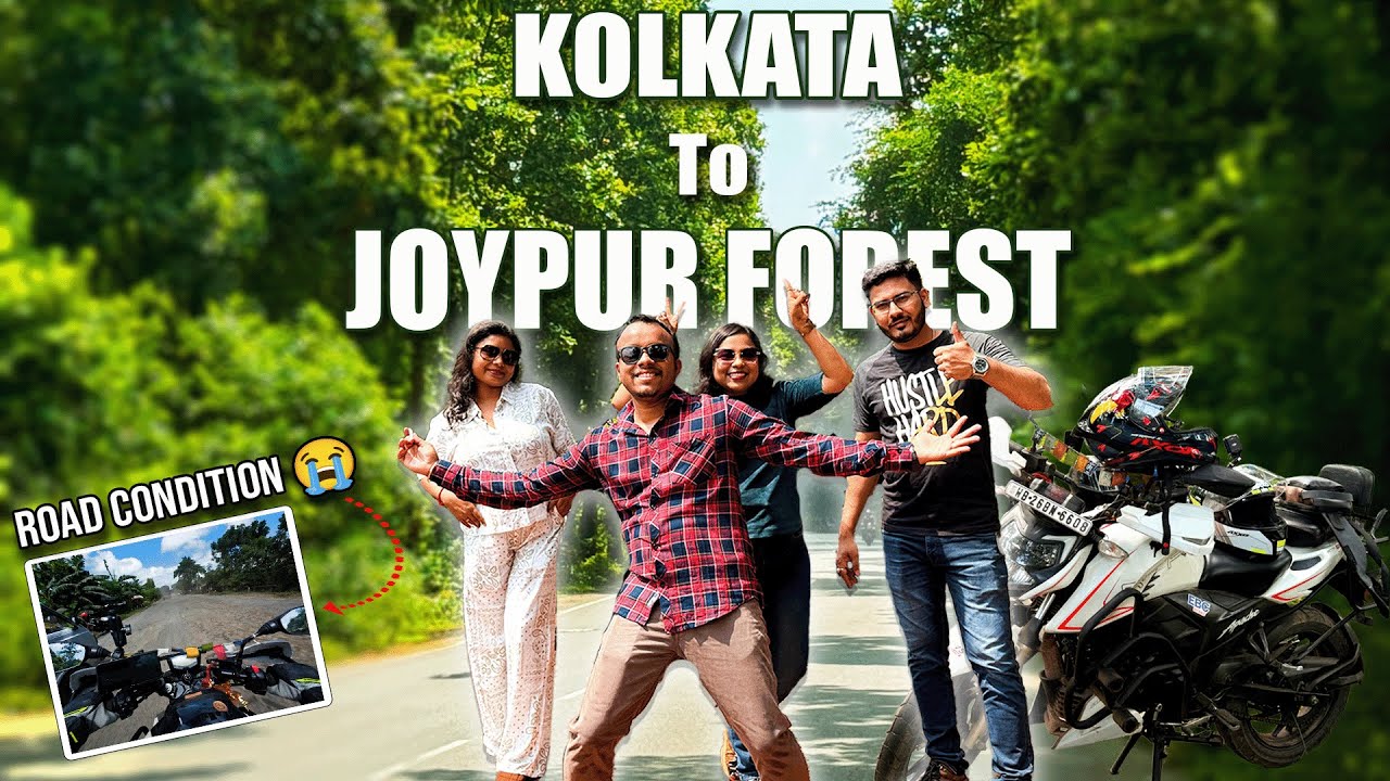 Kolkata to Joypur Forest by bike | Road trip to Bishnupur | Joypur Forest Bike Trip🏍️