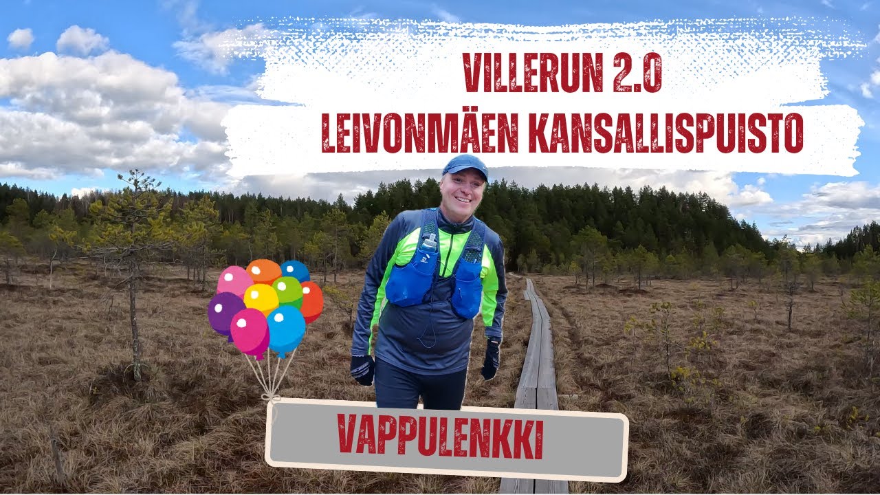 VilleRun 2.0 - Vappulenkki Leivonmäen kansallispuistossa