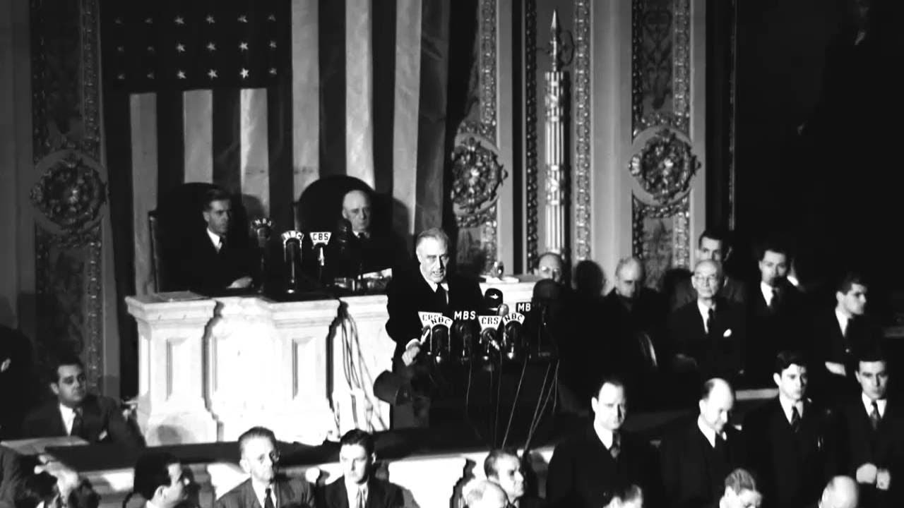 Başkan Franklin D. Roosevelt'in 8 Aralık 1941 Japonya'ya Savaş İlanı