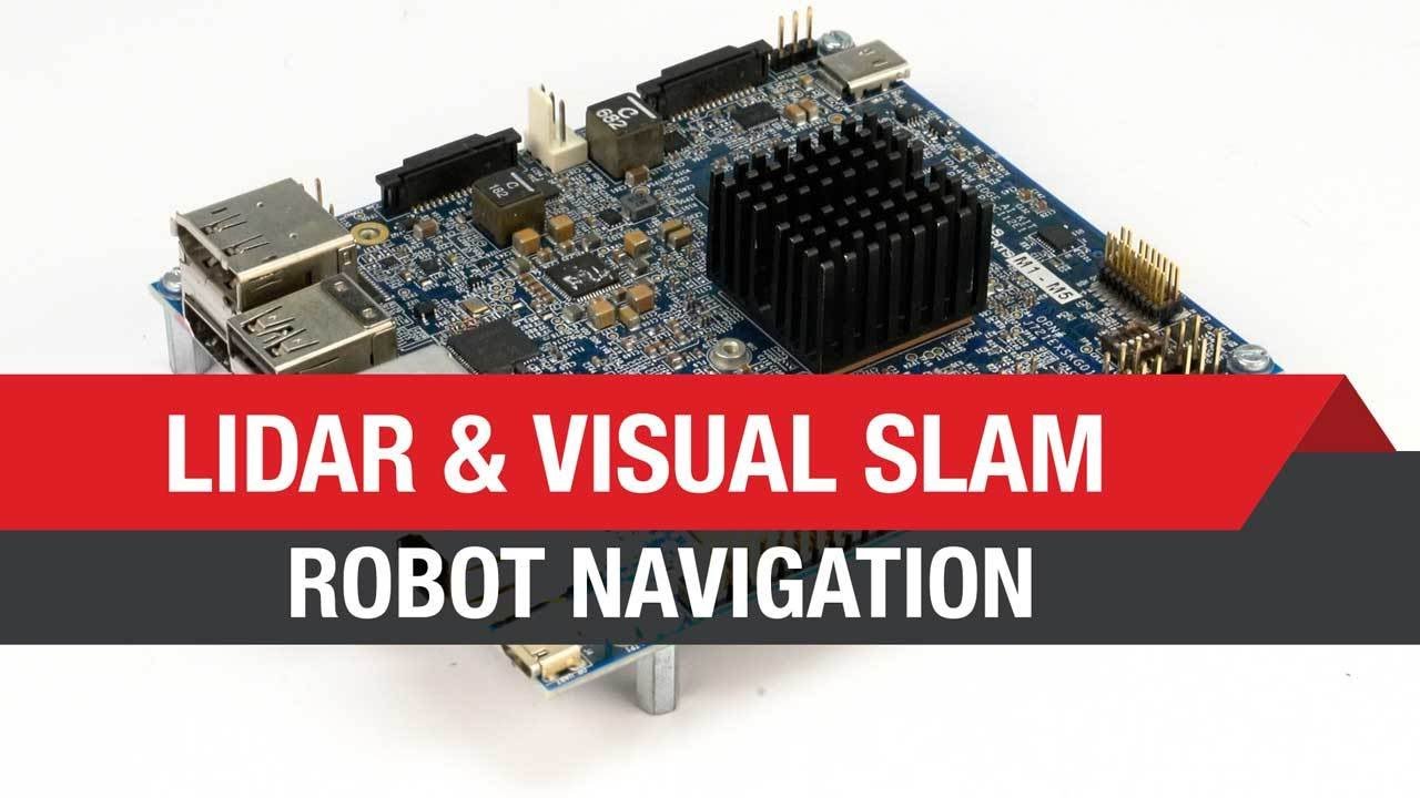 Robot navigation using SLAM on TDA4x processors