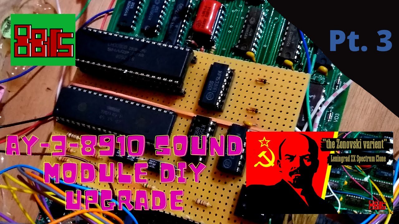 Leningrad ZX Spectrum Soviet clone | DIY AY Sound Module