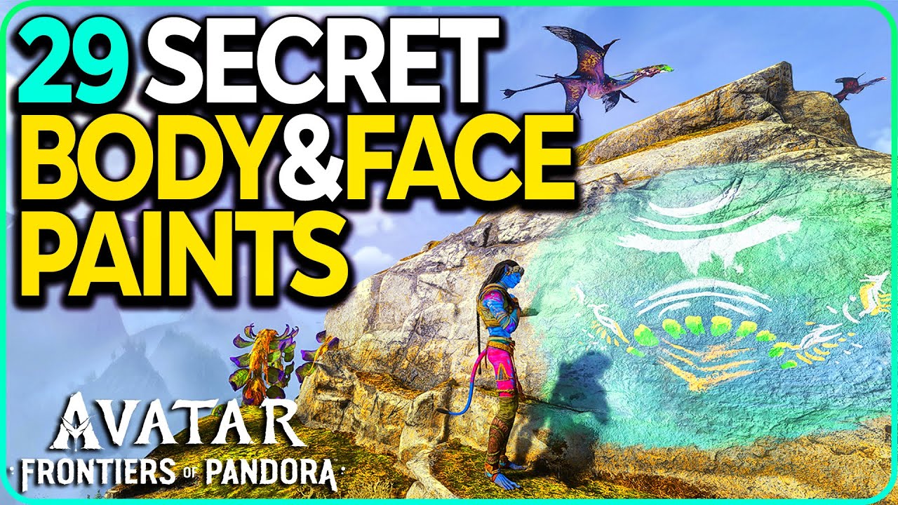 All 29 Secret Body & Face Paints Avatar Frontiers of Pandora