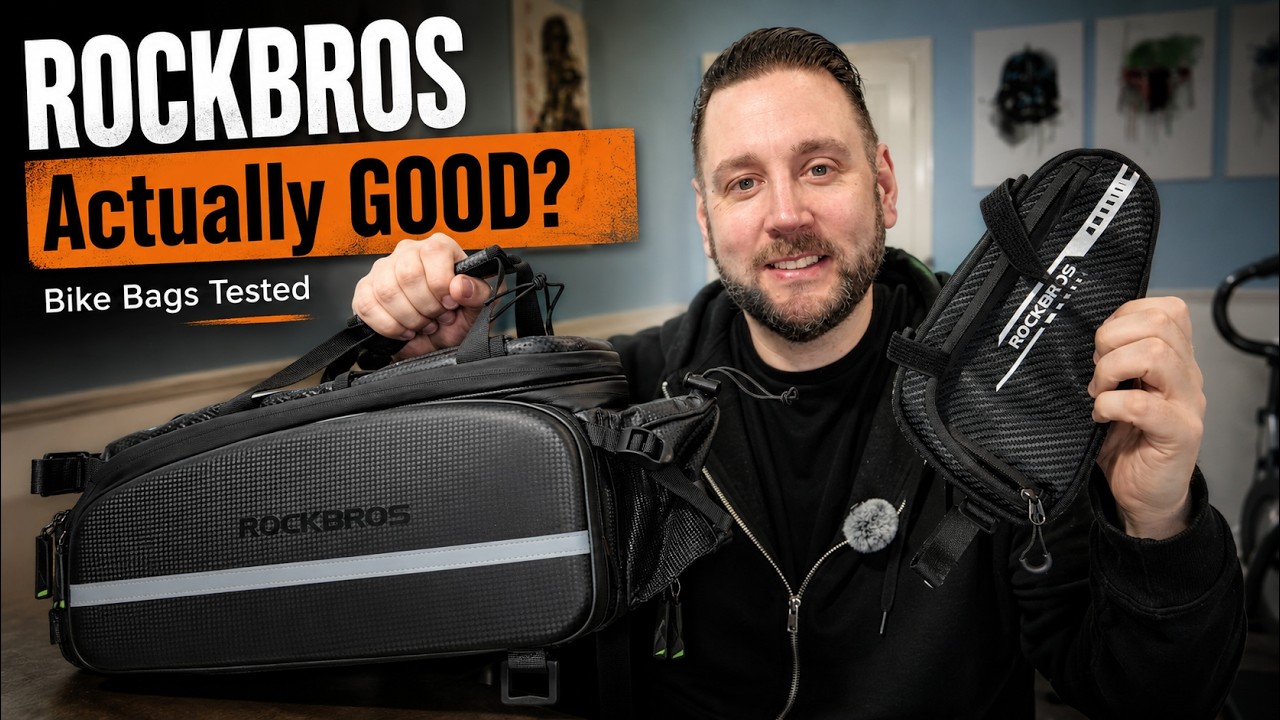 Стильная переноска: обзор велосипедных сумок Rockbros! #Rockbros #BikeGear #SaddleBag #RearRackBag