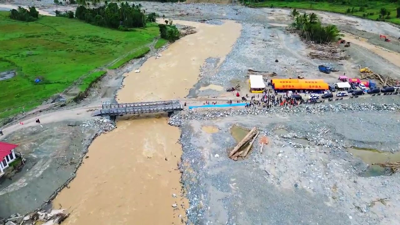 View Udara | Jembatan Bailey, Penghubung Nagan Raya - Aceh Tengah