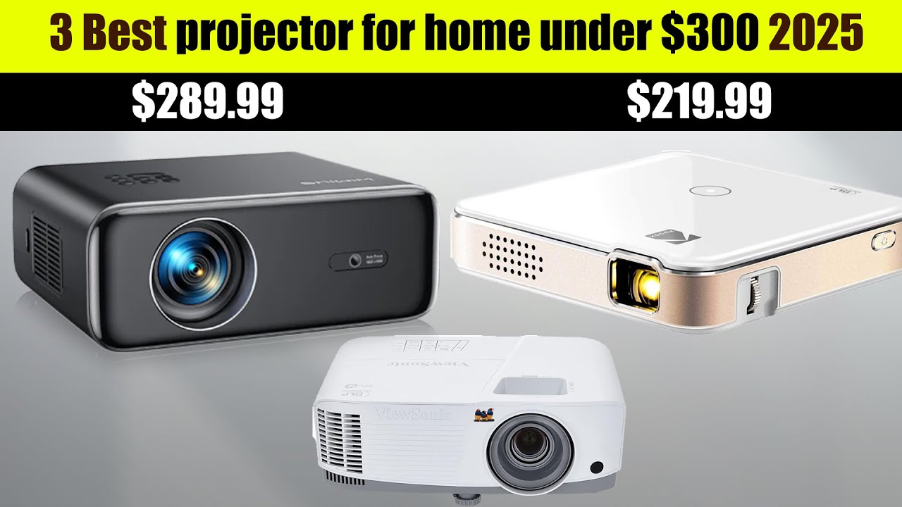 BEST PROJECTOR FOR HOME - TOP 3 BEST BUDGET PROJECTOR UNDER $300