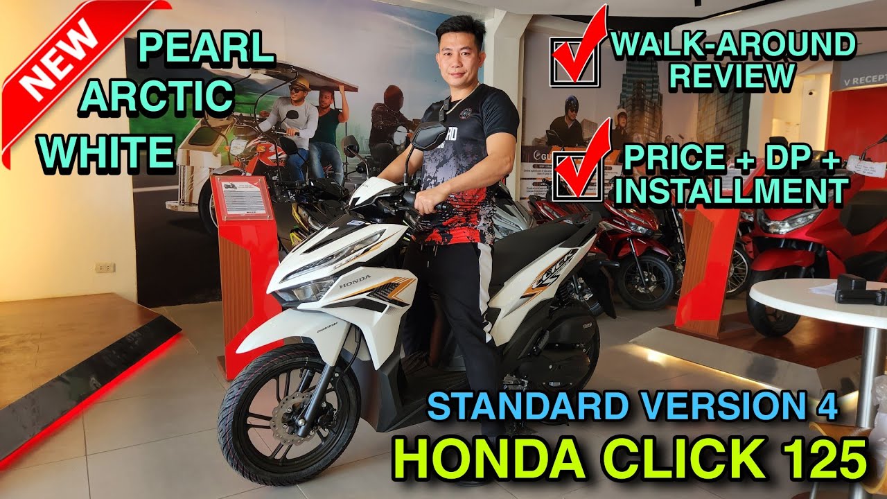 HONDA CLICK 125 Standard Version 4 Pearl Arctic White