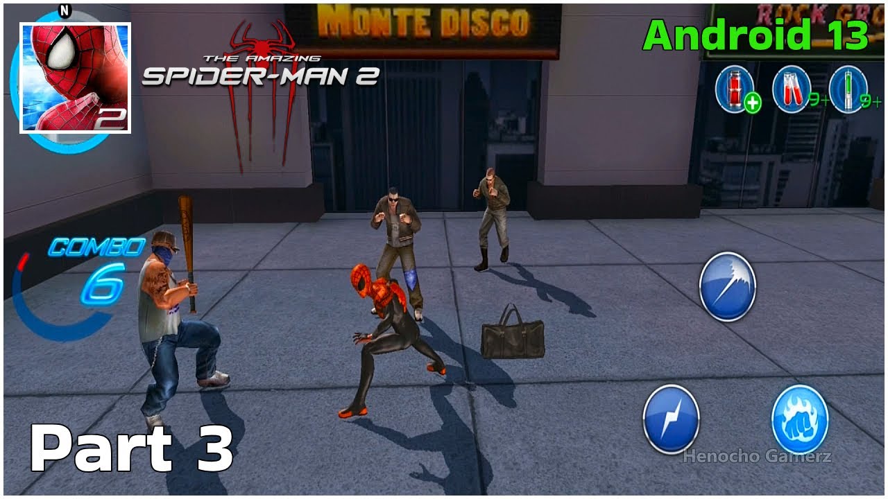 The Amazing Spider-Man 2 Android Mobile Gameplay Walkthrough Part 3 | Offline Mobile Games