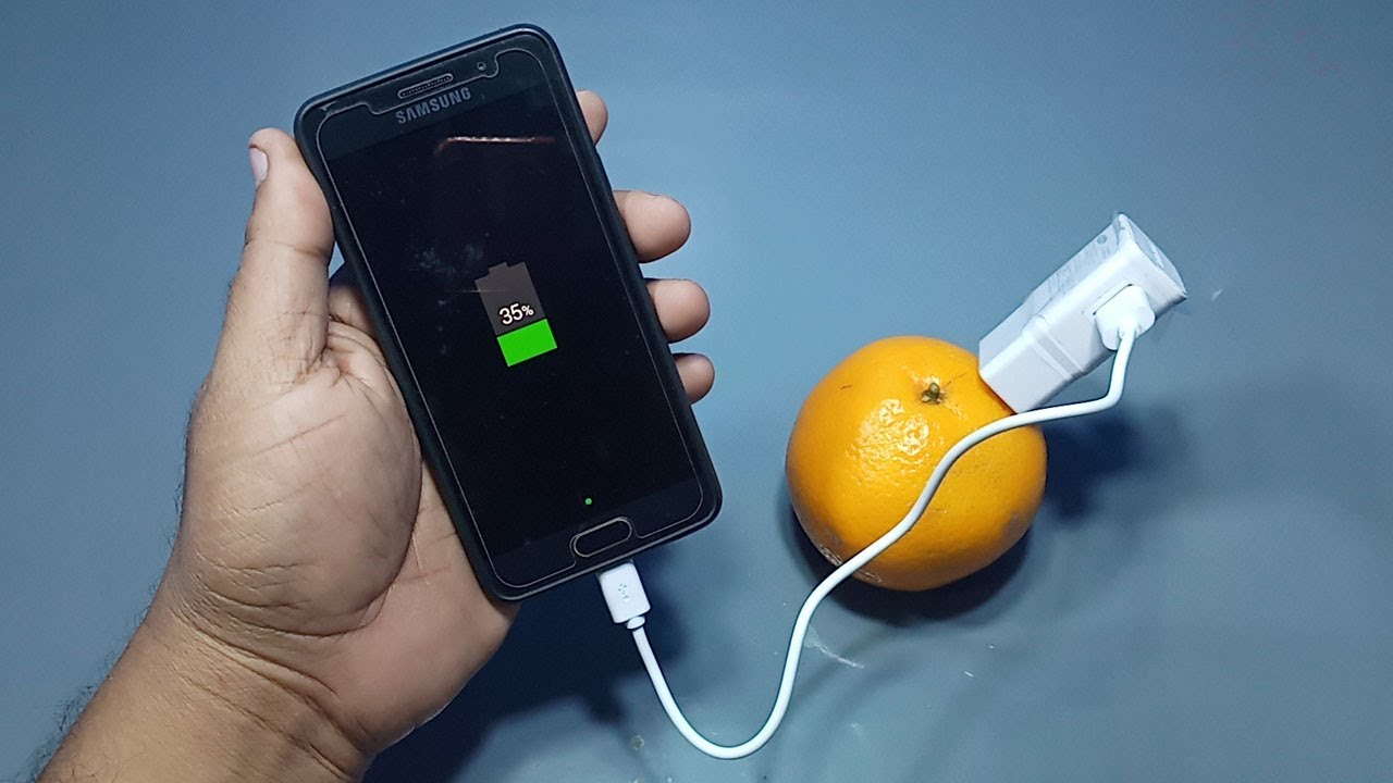 Free Energy Mobile Charger || Mobile Charging with Orange
