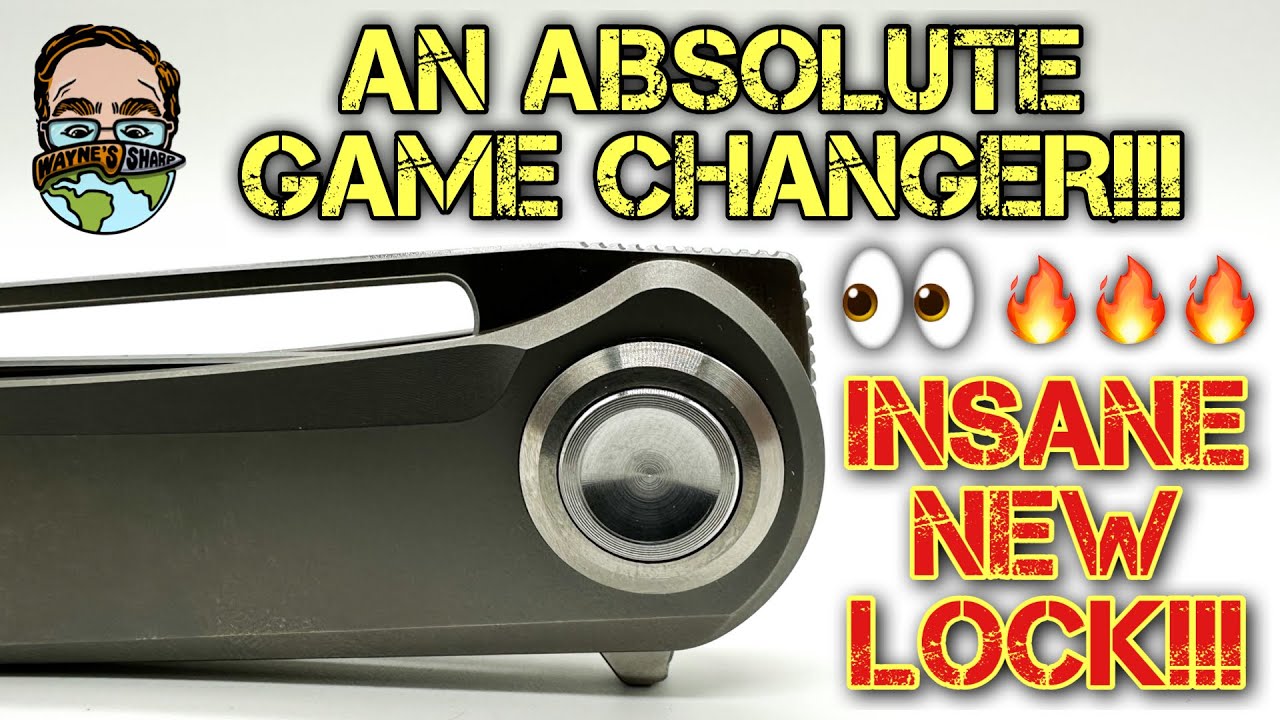 A NEW EDC KNIFE LOCK YOU NEED TO KNOW ABOUT!!! 😱🤯😮‍💨🔥