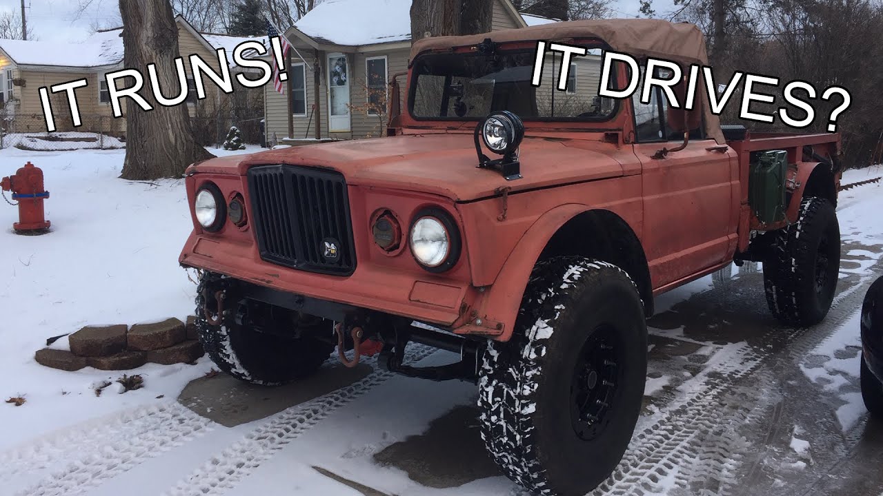 Ultimate V10 Powered M715 Jeep Truck Overlander Rig goes on a first test drive
