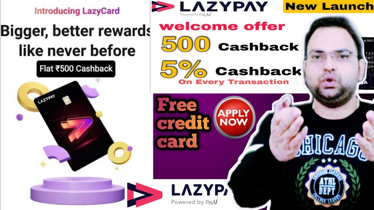 Lazypay credit card | Rewards | Cashback | Offers | apply credit card | like subscribe share...