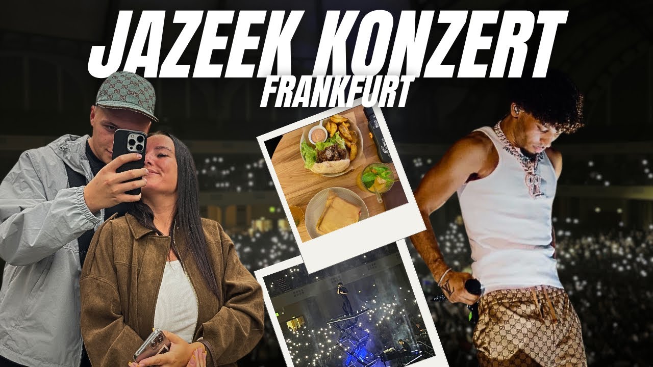 JAZEEK KONZERT FRANKFURT VLOG🎤🕺🏽| Kevin&Amy