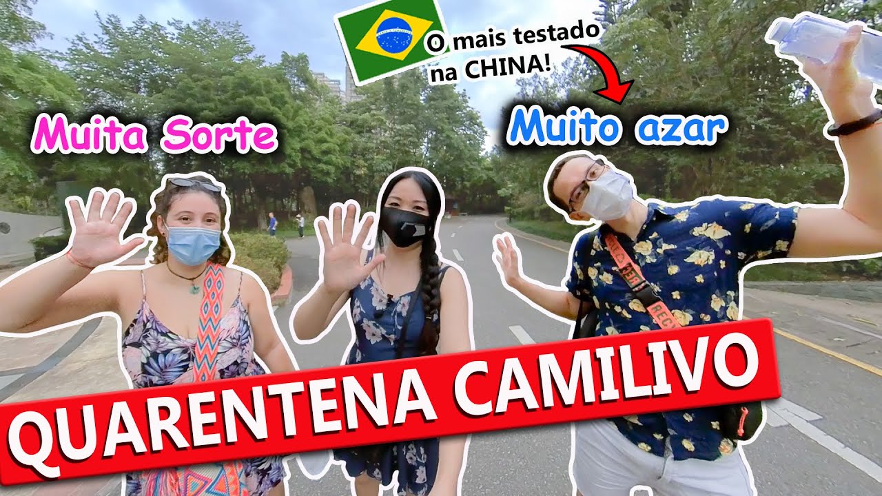 O Brasileiro mais testado por covid 19 na China + Super quarentena - Video em 360 insta360 one R
