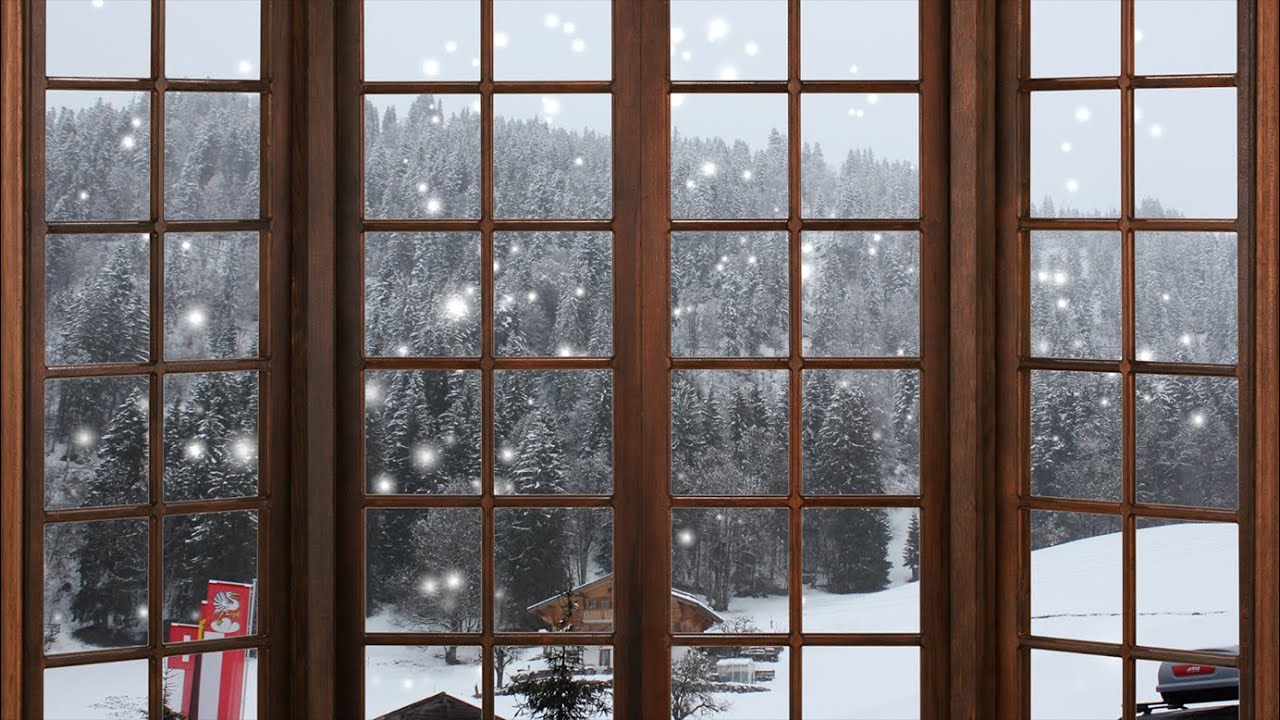sitting at the hotel bar after a long day skiing // Winter Ski Chalet Soundscape & Ambience