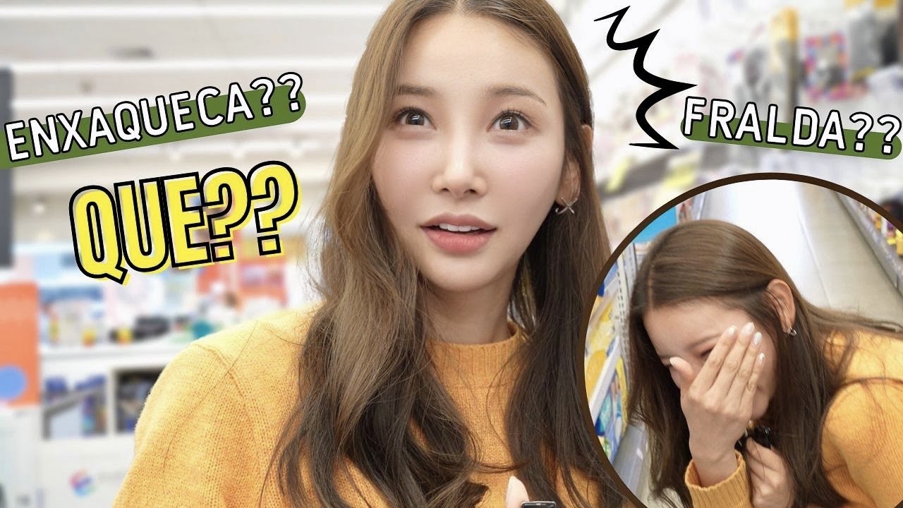 HOJE A COREANA SÓ PODE FALAR EM PORTUGUÊS!!! [DESAFIO]