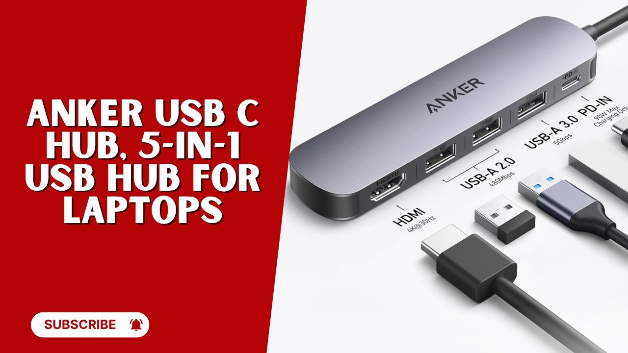 Anker USB C Hub 5-in-1 Review | 4K HDMI & 90W Pass-Through for Laptops