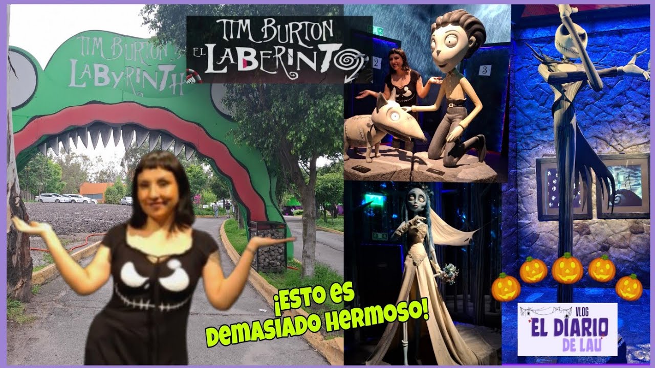 Visité el Laberinto de Tim Burton en México CDMX 💀 ¿Me gustó? | Vlog El diario de Lau summerween