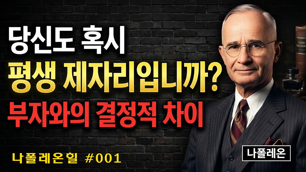 부자가 되는 사람과 평생 가난한 사람의 결정적 차이 | 나폴레온 힐 동기부여