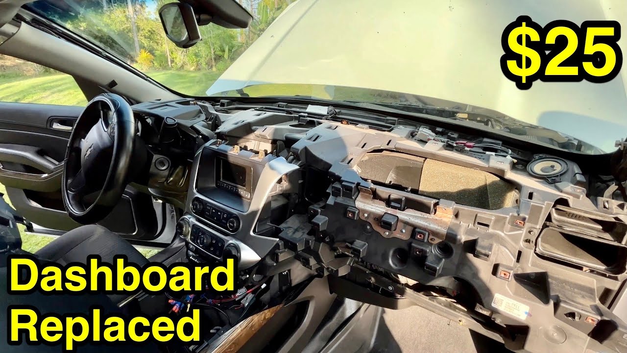 2015-2020 Tahoe, Suburban, Yukon — как заменить приборную панель.