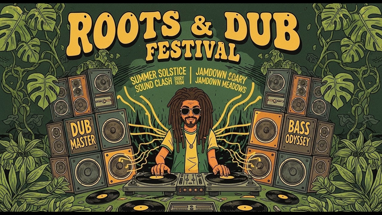 🌙 Deep Dub Reggae for Meditation