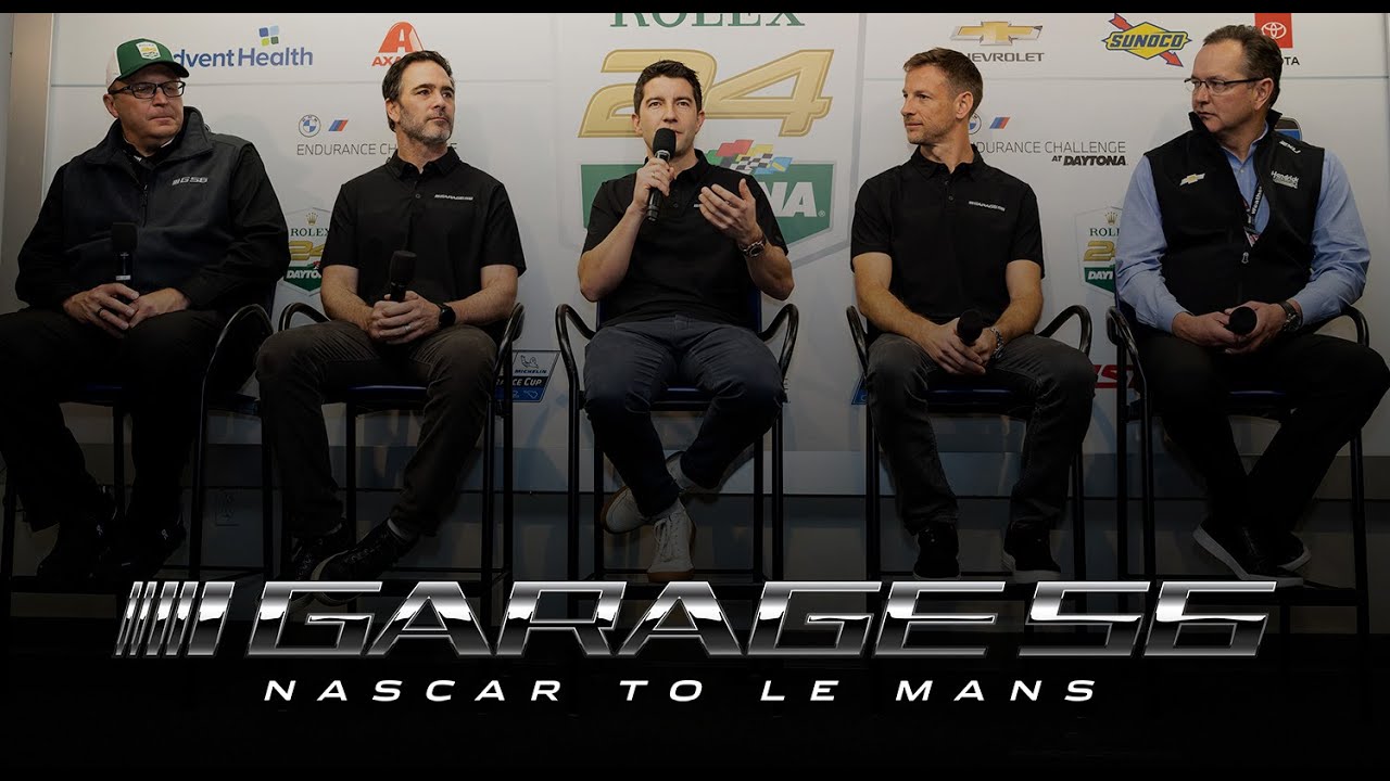 Jimmie Johnson, Jenson Button & Mike Rockenfeller to pilot Garage 56 entry at Le Mans