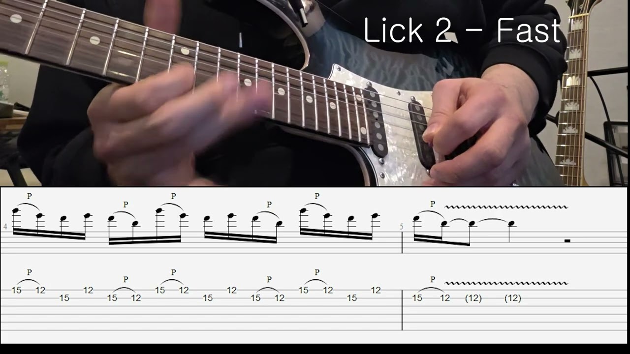 E Blues Lick (16-Beat Funk Rock Fusion) E 블루스  릭