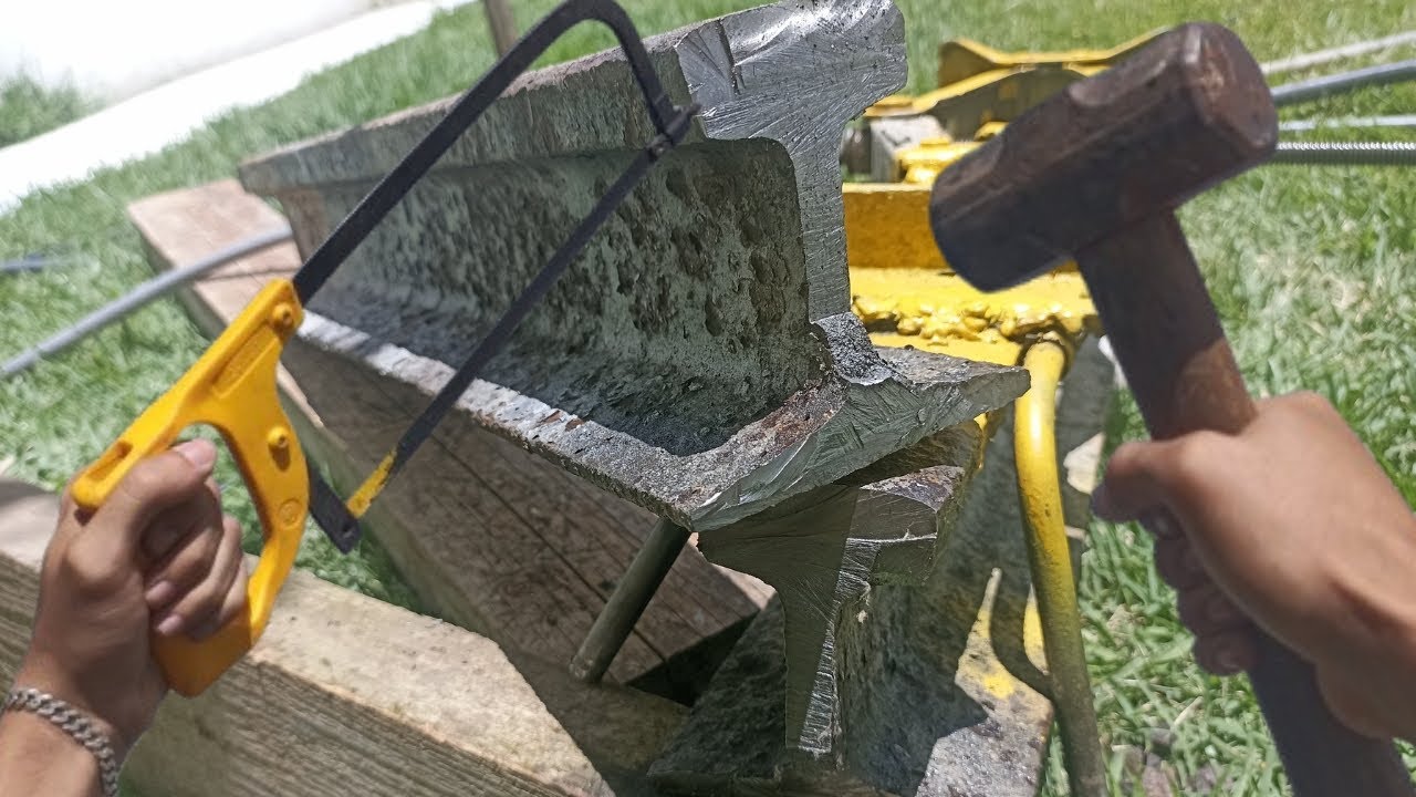 Cortando TRILHO DE TREM na SERRINHA e na PORRADA