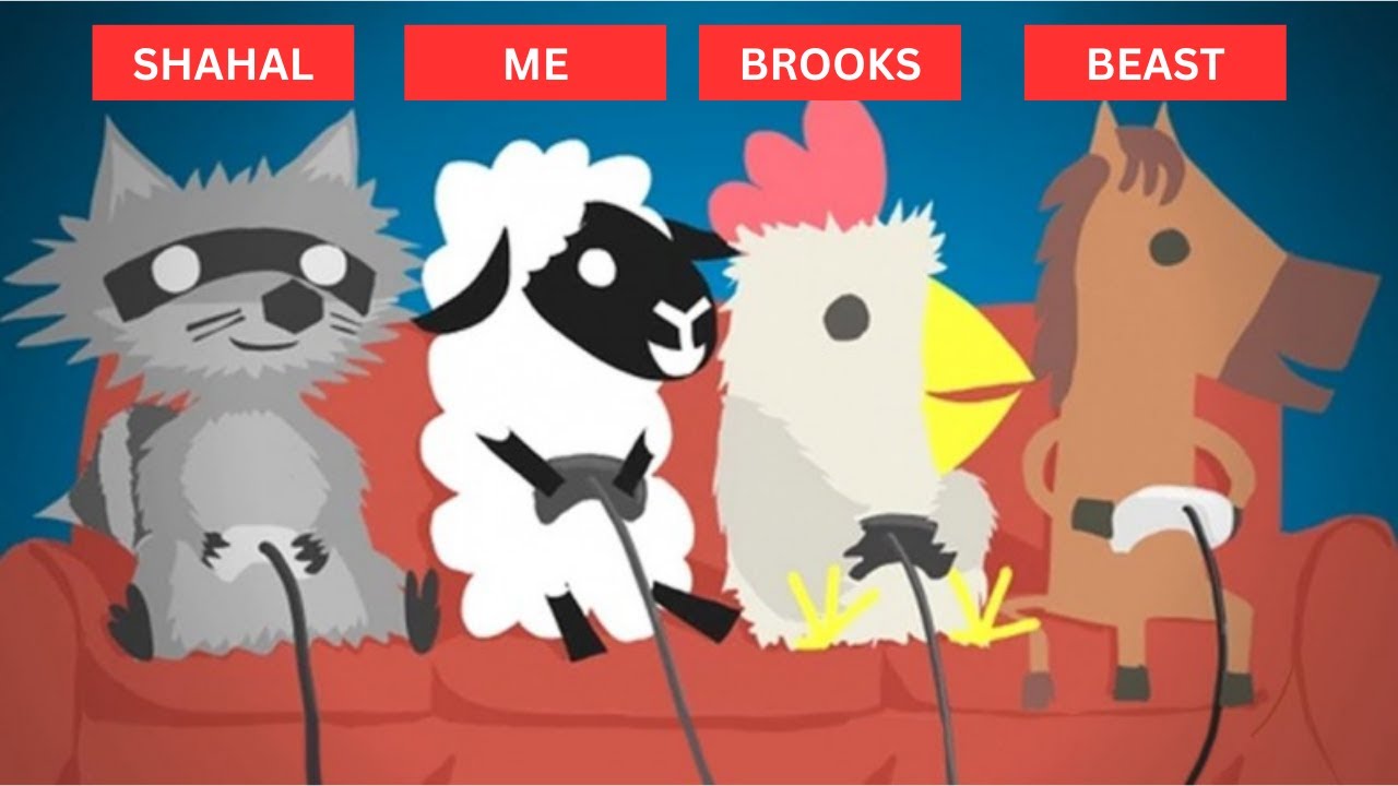 THIS FARM LEVEL WITH  @abitbeast  WAS ALMOST IMPOSSIBLE! (Ultimate Chicken Horse)