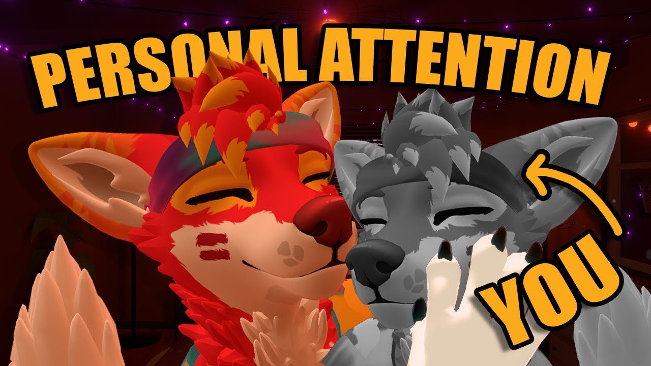 Furry ASMR: Personal Attention to Fix Your Sleep Tonight ❤️(Paw Visual ASMR) [3DIO VRChat]