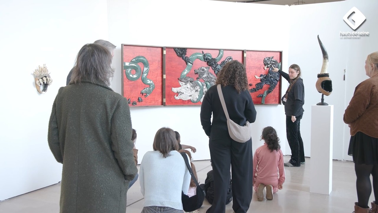🎨«1 mois, 1 œuvre»: jeunes de la Cité de l’Enfance à la découverte de l’art au Salon de Montrouge