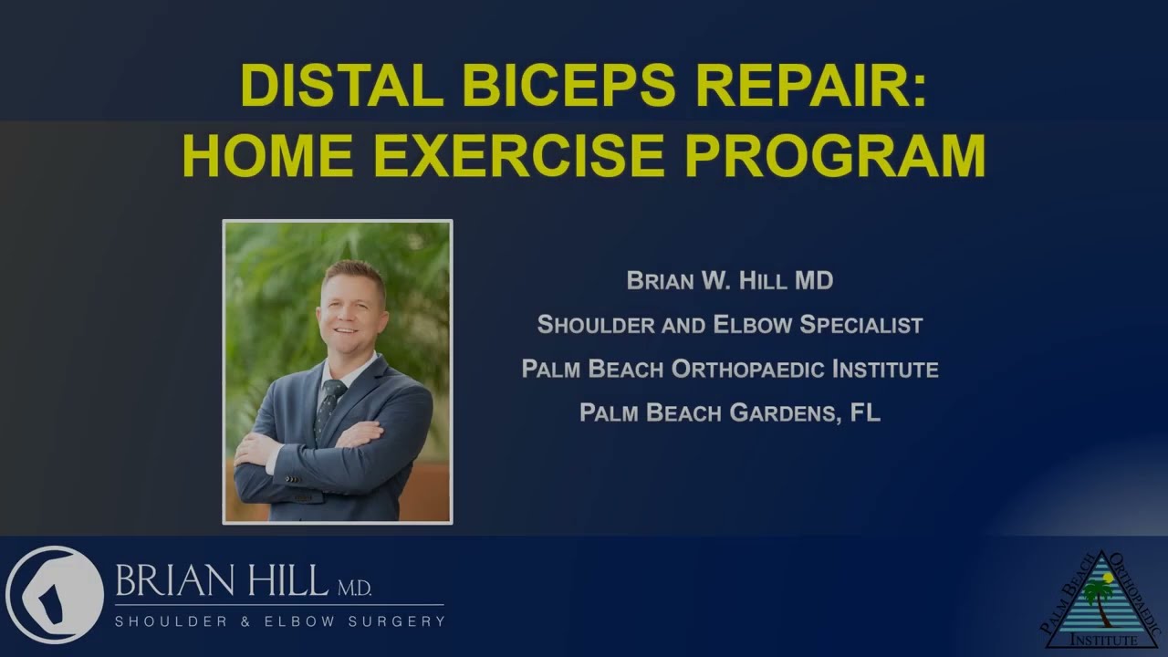 Distal Biceps Rehab Protocol