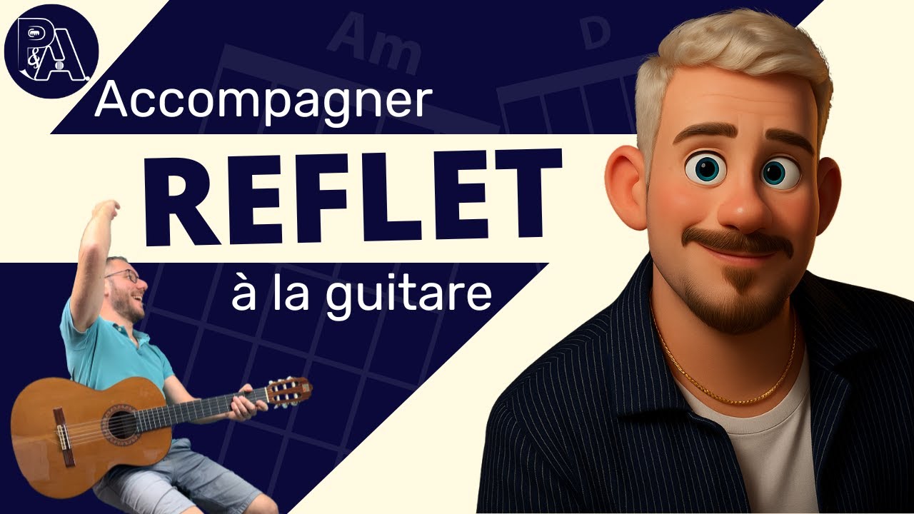 Reflet (M. Pokora) : rythmique simple et accords pour accompagnement guitare