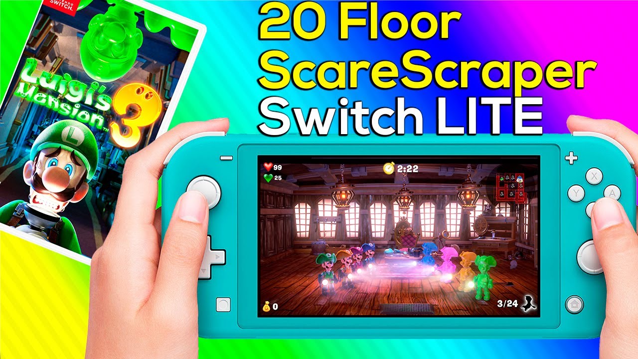 Luigi's Mansion 3 ScareScraper 20 Floors (2-4 Players) on Nintendo Switch Lite