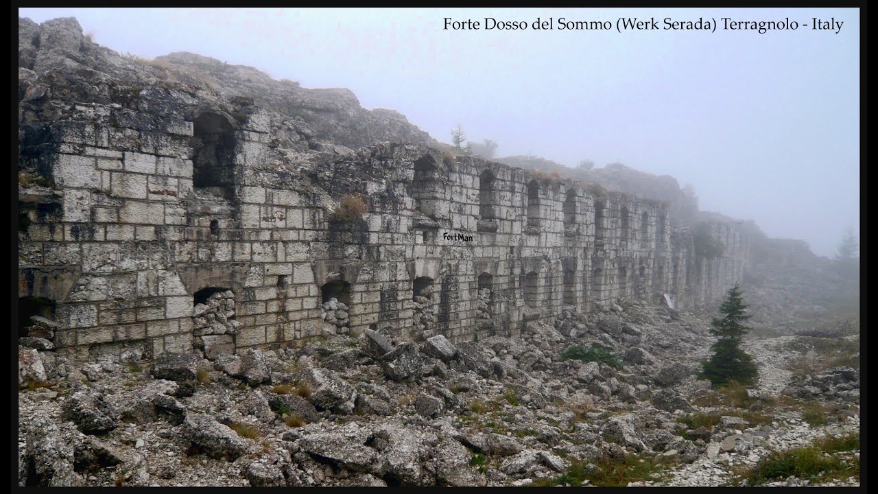 Forte Dosso del Sommo (Werk Serrada) 1911-1914 Terragnolo - Italy