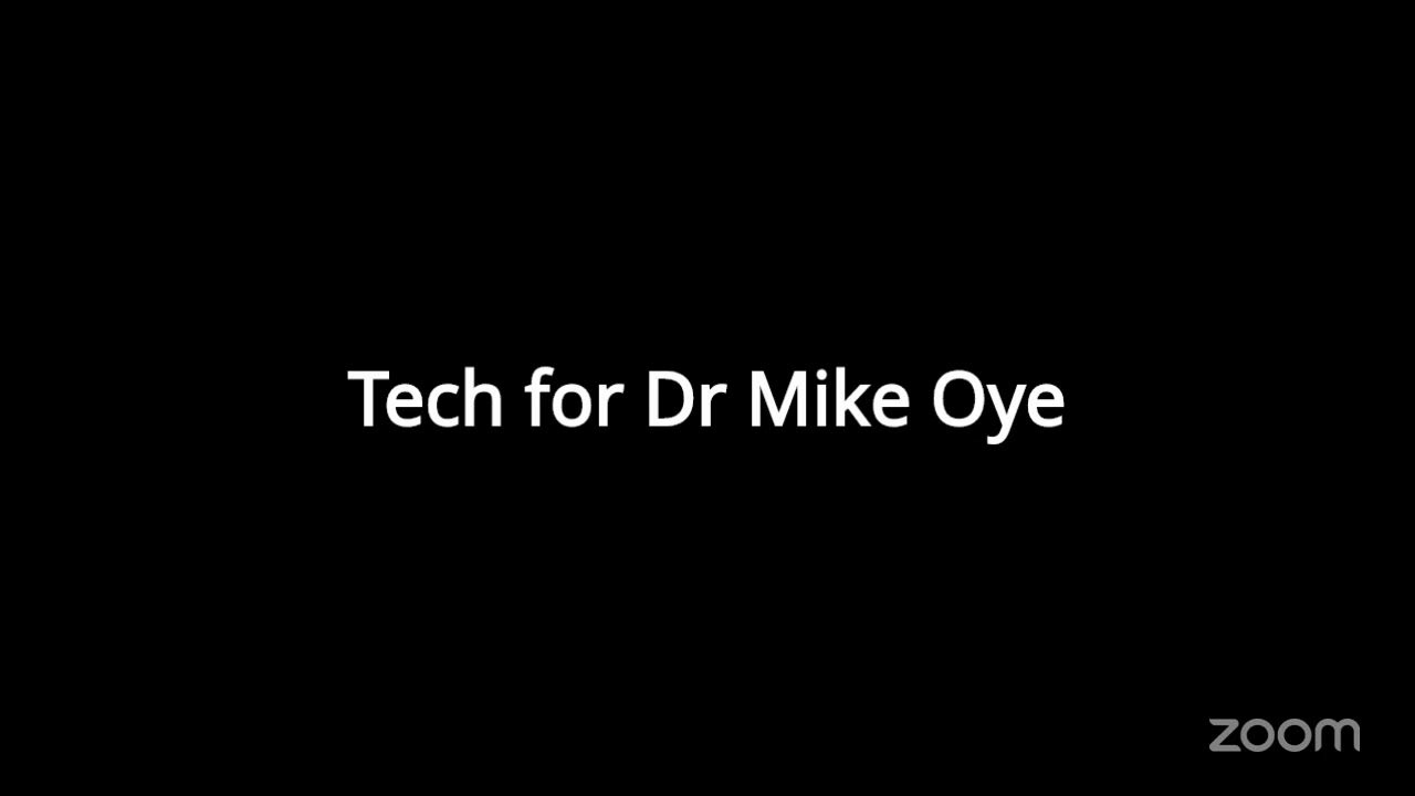 Weekly Special Virtual Bible Study with Rev Dr. Mike Oye