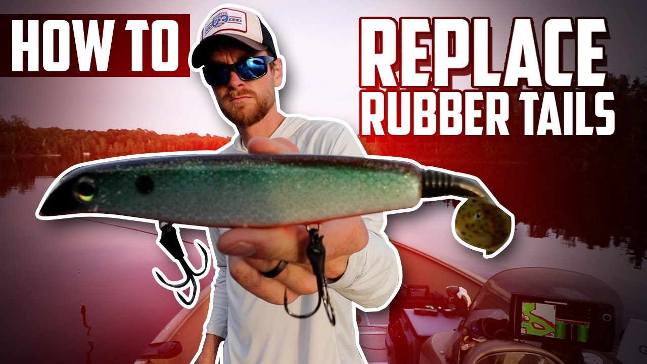 How to Replace Rubber Tails on Musky Baits