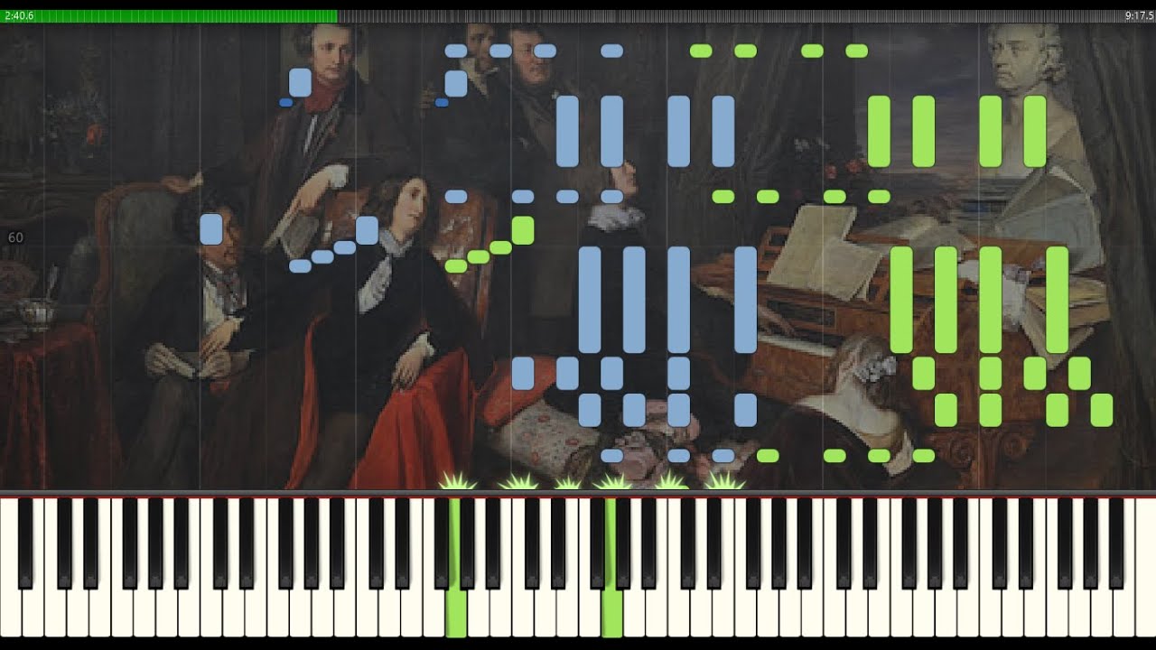 Hungarian Rhapsody No.14 Liszt (Piano Tutorial Synthesia)