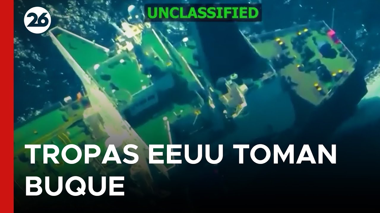 🚢 OPERATIVO BUQUE PETROLERO | Tropas de EEUU toman el control de un petrolero sancionado