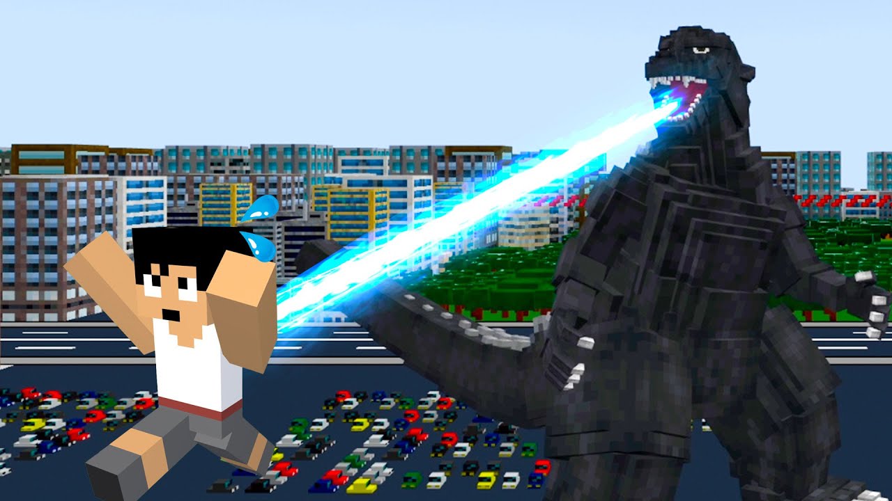 ゴジラがいる世界で遊んでみた結果…【マイクラ】