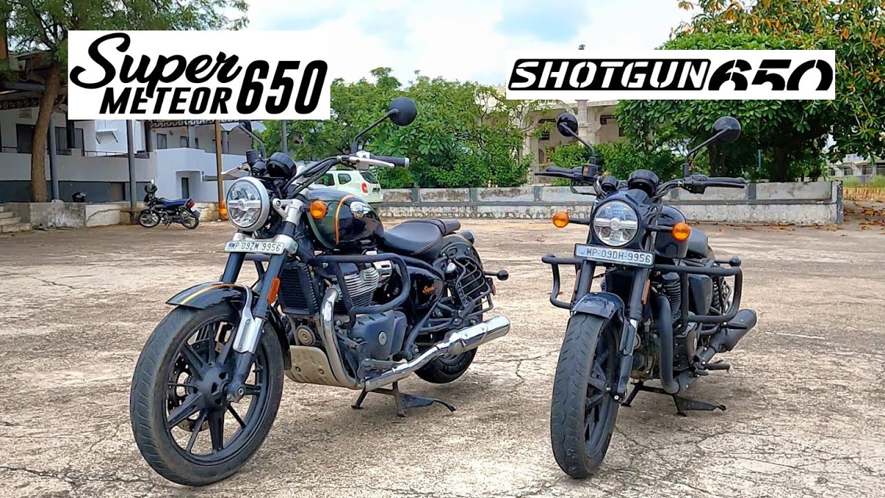 New shotgun 650 vs super meteor 650 | which bike is best????? | moto vlog | dhruhil prajapati