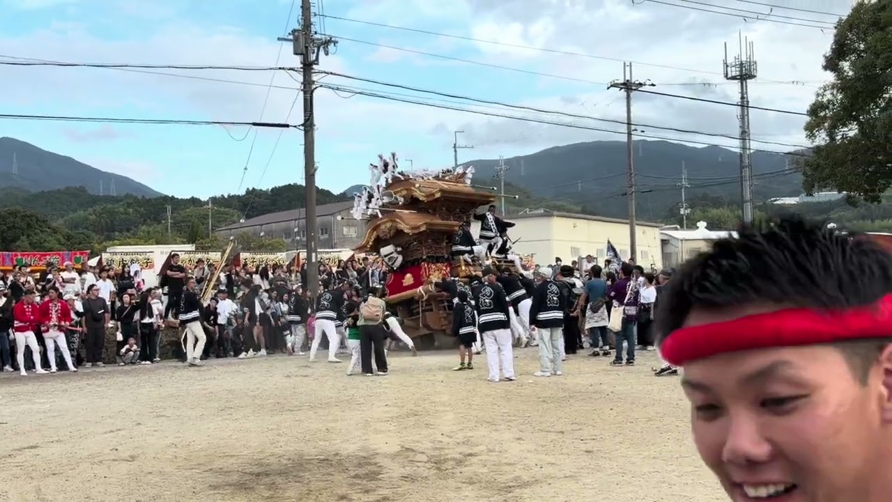 令和7年 南別井 今堂 長坂 寛弘寺 神山だんじり 水分神社宮出