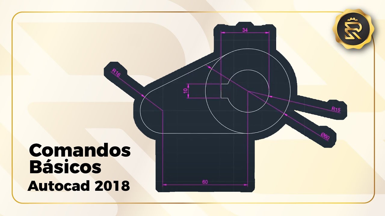 Tutorial Autocad 2018 comandos básicos para diseño CAD