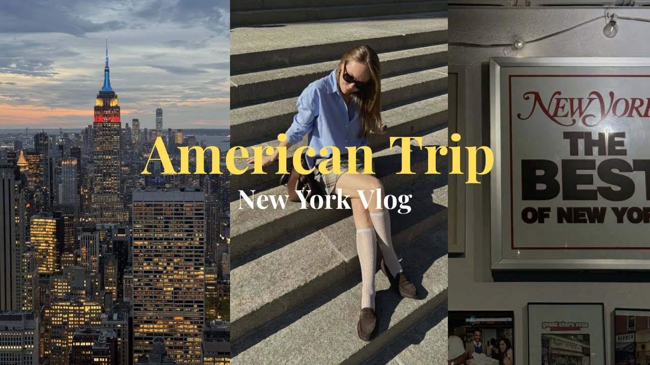 Silent New York Travel Vlog | My First Trip to the USA