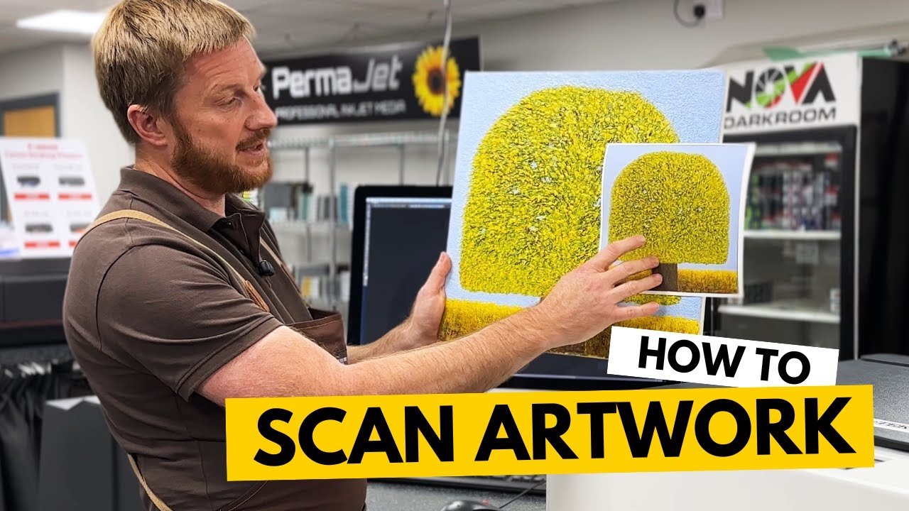 How to scan your art for print | WideTEK scanner & Canon PRO-2600 printer