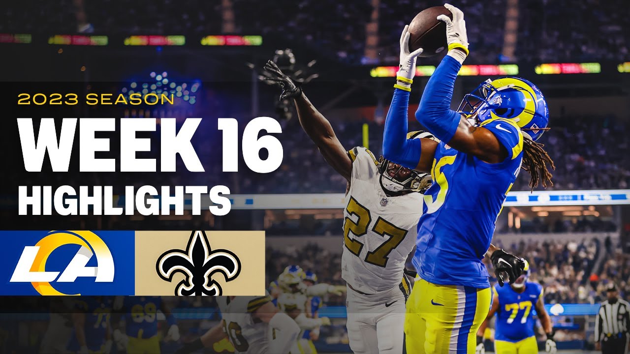 Highlights: Rams' Top Plays vs. Saints | Demarcus Robinson's TD, Jordan Fuller's INT & More