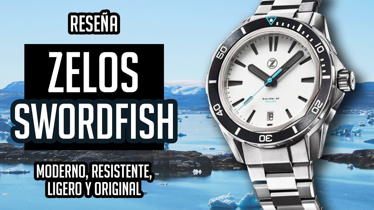 Reseña ZELOS SWORDFISH: Reloj de Buceo de Titanio con un Encanto Nocturno Irresistible