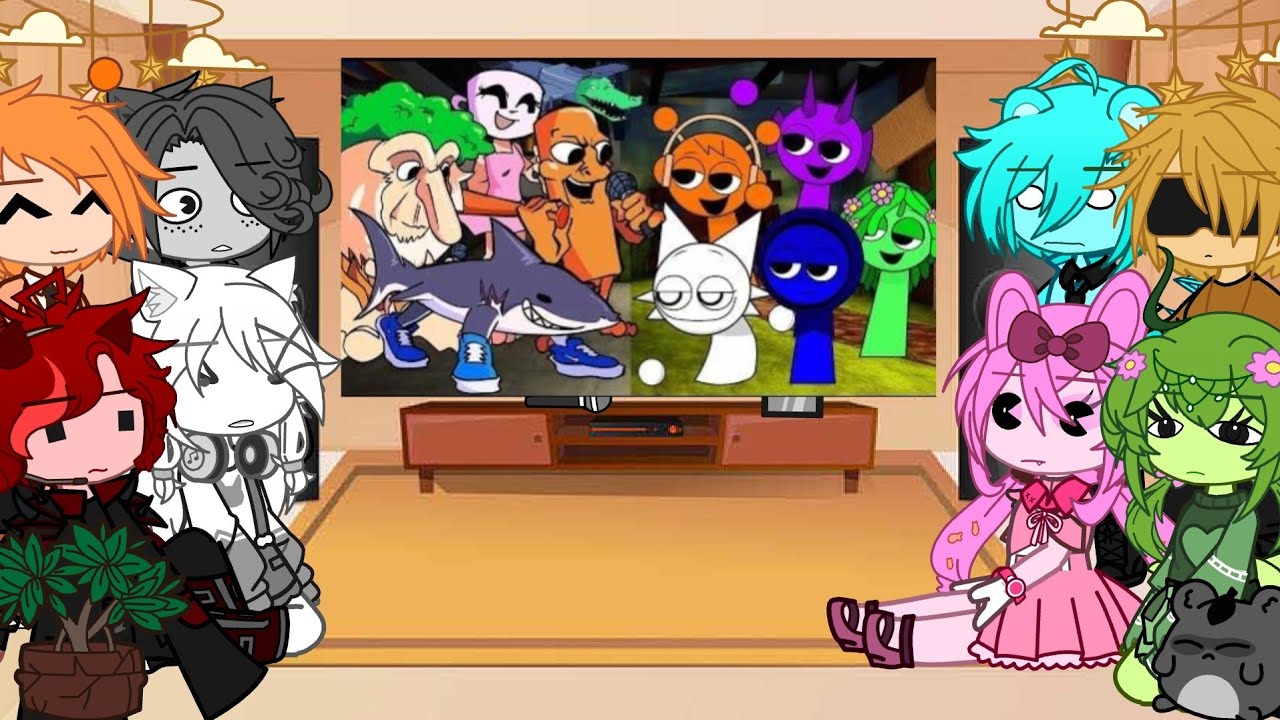 Sprunki Incredibox React To Italian Brainrot Vs Sprunki FNF II Gacha Club 🐰