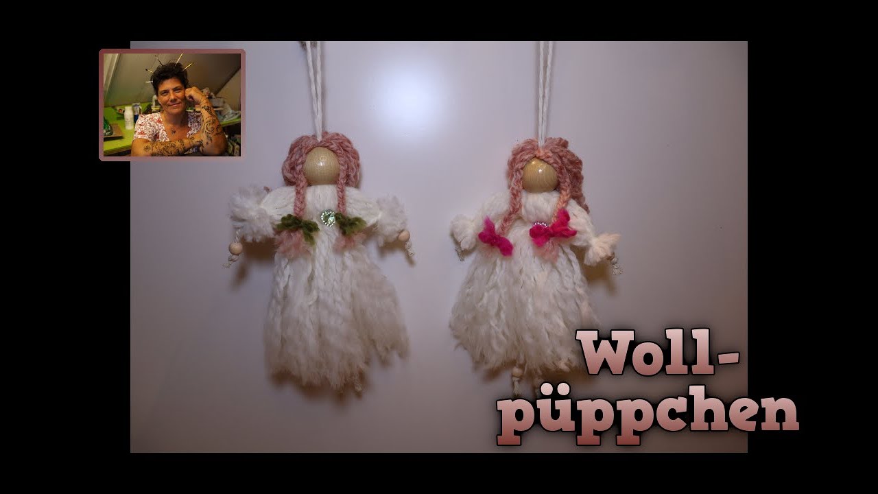 DIY, 23 / 24 kleine Bastelideen, aus Wolle kleinen Püppchen zaubern, mit Kindern basteln, Wollreste